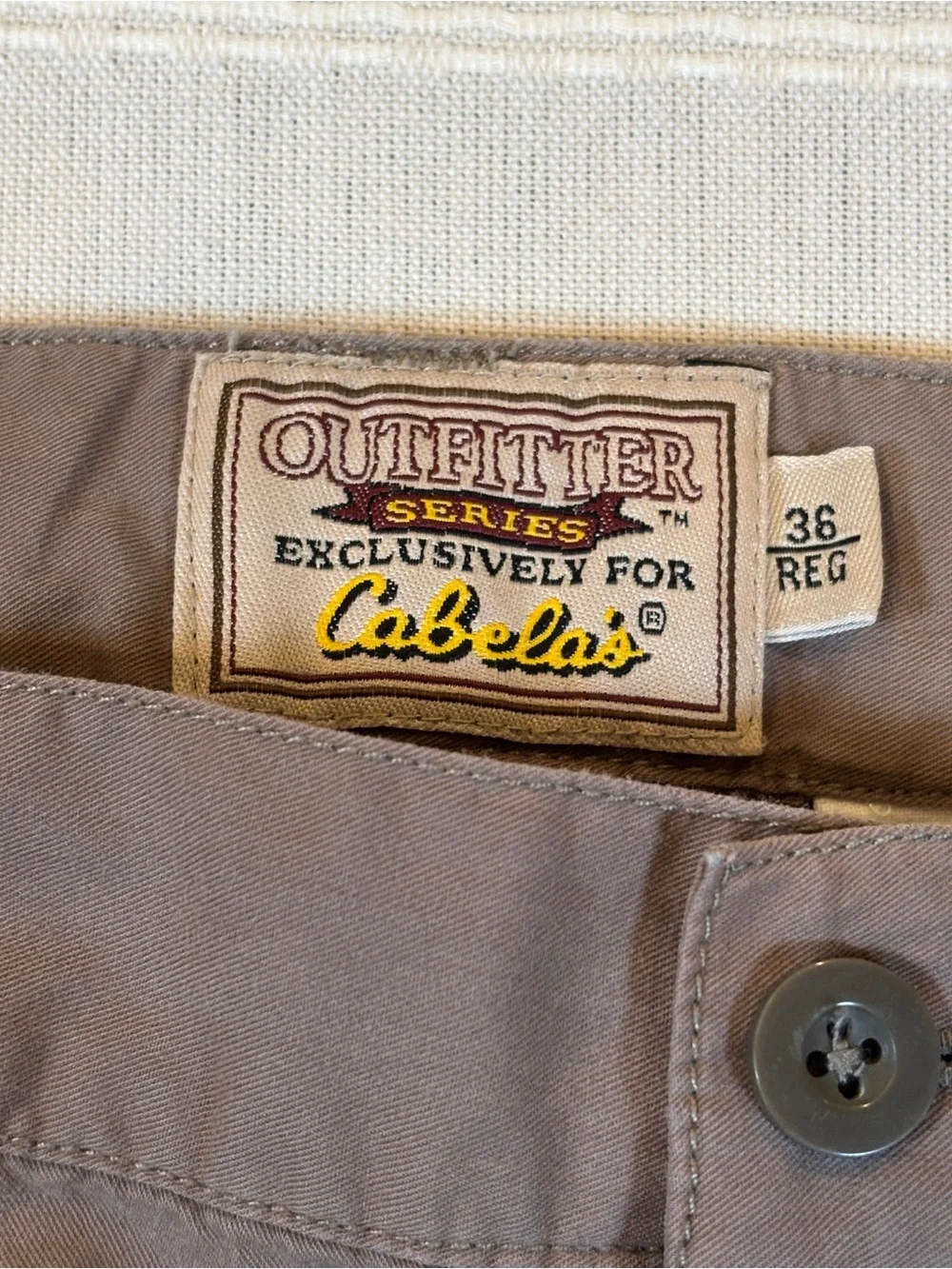 Cabela’s Outfitter Series Cargo Pants Men’s 36 Regular Hiking Tactical utility